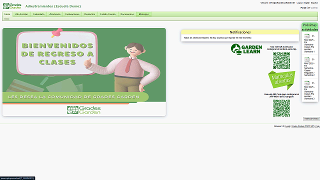 Tutorial paso a paso del Jardín Encargados